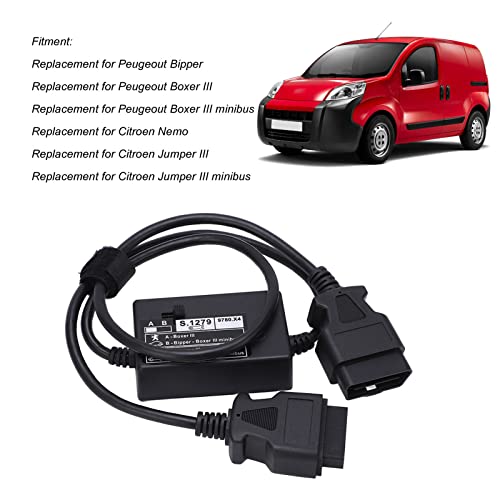 Auto OBD2 Diagnostische Kabel Auto Diagnostische Kabel: OBD2 Man-vrouw Diagnostische Adapter Kabel S.1279 S1279 Module Vervangen voor Peugeout Bipper Auto Reparatie Tool