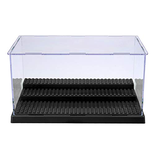 1st 3 stappen showcase / doos, acryl plastic vitrine (10 x 5,7 x 5,3 inch) showcase basis voor baksteen blok minifiguren