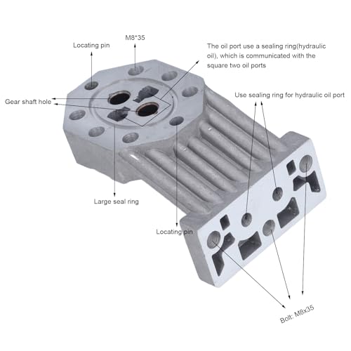 Hout Splitter Vervanging Universele Pomp Casting Behuizing Elektrische Hydraulische Machine Universele Vervanging Delen Accessoires 3