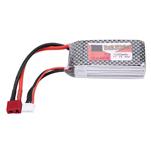 Drone Batterij, oplaadbare LiPo Batterij met T-plug, 3S 11.1 V 1300 mAh 4500 mAh 5500 mAh Batterij (11.1 V 1500 mAh 40C T-plug)