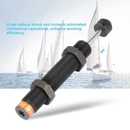 Hydraulische schokdemper M20 x 30 mm, voor pneumatische cilinder AC2030-2 Hydraulische schokdemper met zelfinstellende snelle terugslagklep 4