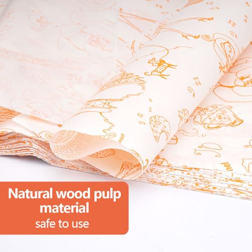 100 vellen papier, 36 x 26 cm Kaaspapier, Sandwichpapier, Deli Papier, Grease Papier, Broodpapier, Kaaspapier, Voor Sandwich, Friet, Burgers 5