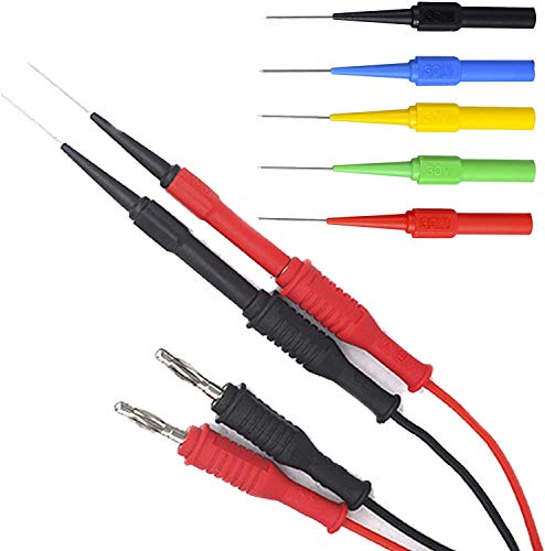 15 stuks testsonde, multimeter, afneembare sonde, multimeter, meetlood, sonde, isolatie Piercing, naald, banaanplug, kabel, sonde, voor digitale multimeter 4
