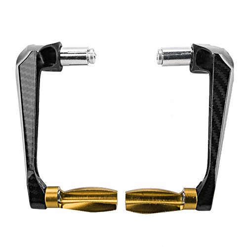 Qii Lu Universal 7/8 in 22mm CNC Aluminium handgreep Remmen Clutch Lever Handbescherming Protecto Stuurrem Bescherming Standaard geel