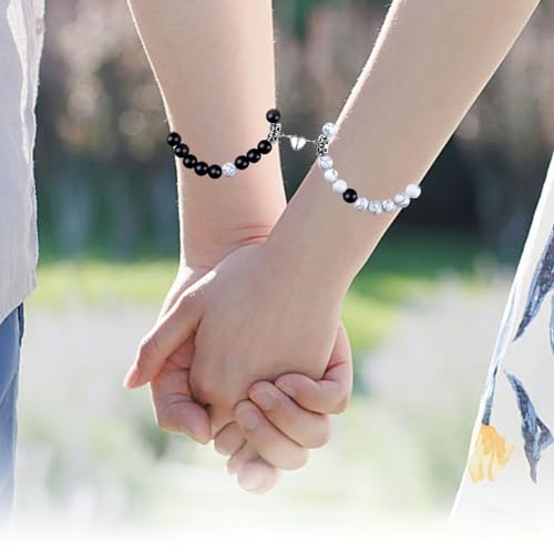 Koppels armband, magnetische partner bijpassende armbanden, paar armbanden, Bff Uniek, Partner Armbanden, Vriendschap armbanden, Geschenken voor geliefden, Beste Vriend, 10 5