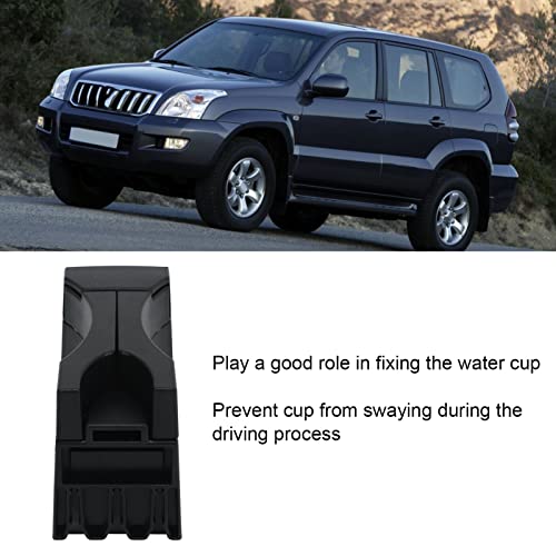 Midden Console Cup houder invoegen Divider,KIMIS 55633 60040 Zwarte Divider Bekerhouder Invoegen Vervanging voor Land Cruiser Prado 120 2002-2009 3