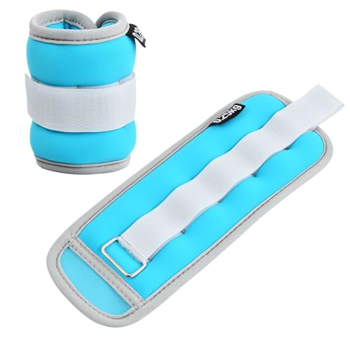 Enkelgewichten set, 0,25/0,5 kg, 1 paar beengewichten, polsgewichten voor vrouwen en mannen, gewichtsboeien armgewichten, enkelgewichten riem voor dans, joggen, Aerobics, Oefening, Wandelen, Fitness