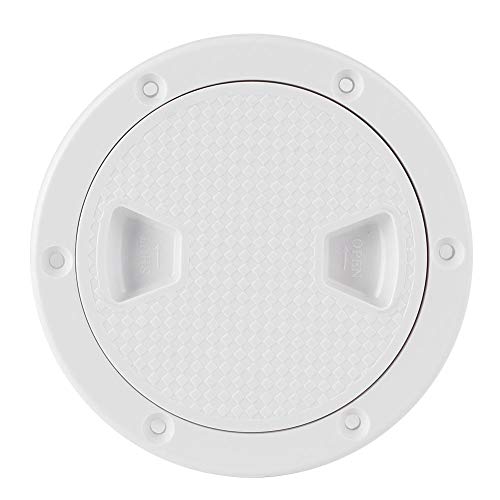 4/6 inch boot luik dek plaat, boot rond non-slip inspectie luik, ronde non-slip inspectie dek plaat luik met verwijderbare deksel