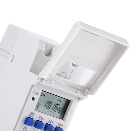 220V digitale timer, programmeerbare 7 dagen LCD display DIN Rail Relay Timer Switch 5
