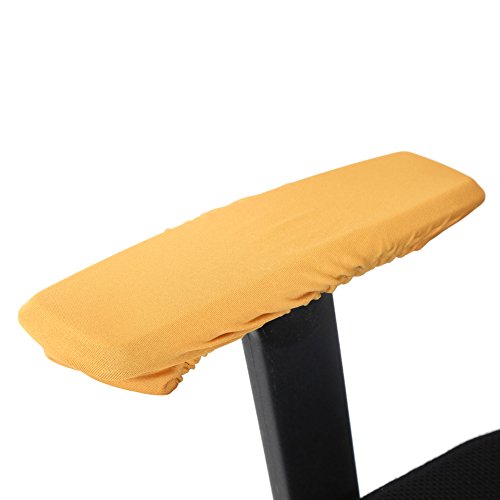 Armrest stoel Cover Office stoel Armrest hoes Armrest Hoes Bank Arm Cover Armstoel Arm Hoes voor Fauteuils Ergonomische Bureau Accessoires Arm Covers Pad en rust (Goud) 5
