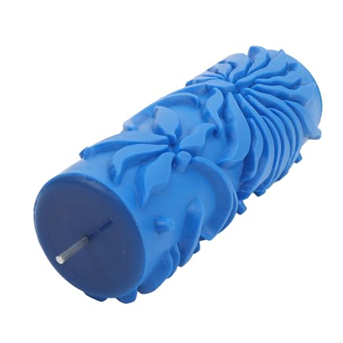 5 inch patroonverf roller, rubber, decoratieve textuur roller voor muren en plafonds, herbruikbaar en wasbaar, gebruik met wandverf, kasten en meubels, geschikt voor thuis decoratie 4