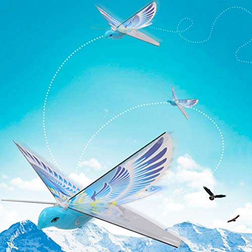 Mini Drone Bird Shape, elektronische afstandsbediening vogelspeelgoed met LED-verlichting, afstandsbediening vliegtuigen geschenken voor kinderen beginners