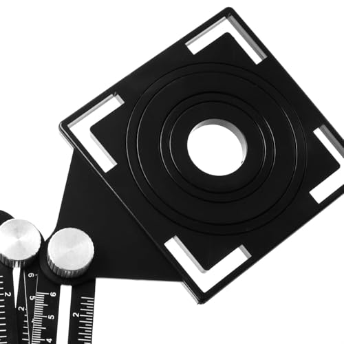 Hoek Template Protractor Liniaal Metalen Hoek Gereedschap Verstelbare Contour Gauge Template Gereedschap Stencil Tester voor Carpenters Tegels Pavement Hole 5