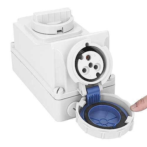 Waterdichte buiten Socket 32A IP67 3 Pin Industriële vergrendeling Switch Socket 220‐250V Voor buitengebruik
