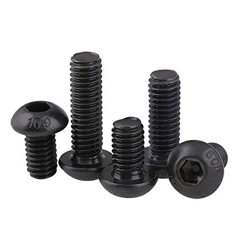 Knoppenschroef, 20 st Roestvrij stalen Hex Socket Knoppenkop Schroeven Socket Cap Zelfkleur Bolts - M5*35mm 4