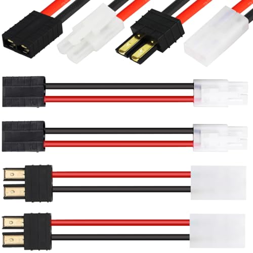 3 paar voor Tamiya voor Traxxas Adapter Plug voor Traxxas voor Tamiya Plug Bushing 14 Kaliber 5cm Draad Connector voor RC Lipo Batterij Charger RC Car FPV