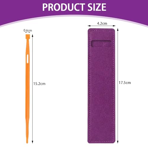 7Scs Multifunctionele Thang Naaigereedschappen Plastic Threaders Naaimachine Accessoires met Vilt opslagtassen Accessoires en toebehoren voor ambachtelijke projecten Gebruik (6 kleuren)