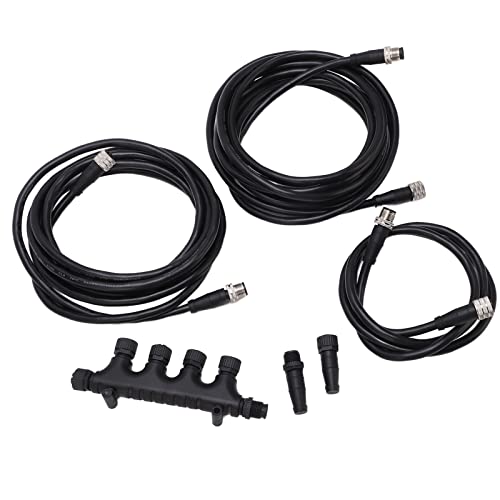 NMEA Network Starter Kit N2K T -Connector, Marine NMEA 2000 Starter Kit Cable Connector Combinatie Combinatie ABS Rustproof Universeel 4