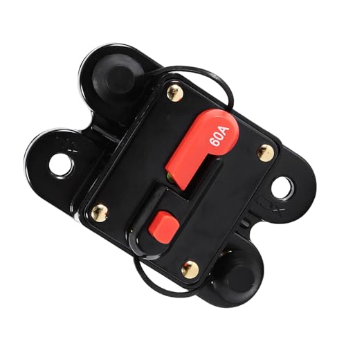 Fuse Converter Reset 12V-24V 50A 60A 80A 100A Circuit Breaker Reset Fuse houder Car Boot Waterdicht voor Beveiligingssysteem (60A)