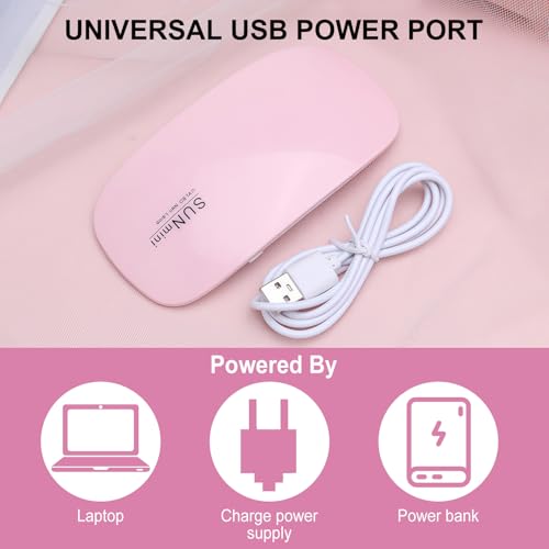 Mini UV LED Nagellamp, UV LED Gel Nails, Nagel Poolse droger, Mini Nail droger voor alle Gel Nail Poolse, UV-lamp voor UV Gel Nail Poolse 5