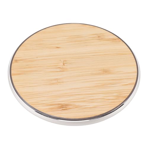 R15W Wirel Ronde Wirel opladen voorbij Wirel Laden voorbij Wirel, 15W W Wirel Ronde Bamboe Mobiele telefoondraad voor Pho