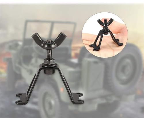 Reservewielrek, DIY RC Car accessoire, metalen reservewielrek, achterste reservewielrek, 1/10 Simulatie reservewielrek Achter DIY RC Car accessoire Geschikt voor Axiale SCX10 D90 3