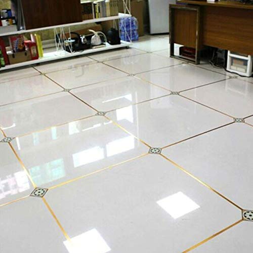 Mildew Resistant Edges Tape, 1 stuk 6m Zelfklevende Mildew Resistant Tape PU Roll Caulking Faucet Strip Decoratieve Edging Tape voor Keuken Badkamer Bad Douche Vloer en Tegel (Zilver) 3