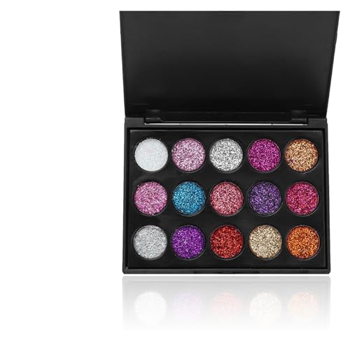 15 Kleuren Eye Make-up Palette Waterdicht Glitter Eyeshadow Palette Glanzend Eyeshadow Cosmetic Powder Langdurend Blendable Natural Colors Make-up