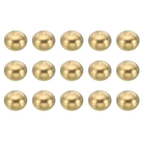 M4 x 0,7 Schroefdopjes Notenknop, 15 stuks Messing Ball Lamp Decoratie Schroefdopjes Noten voor Meubels Verlichting DIY Project, 7.5mm