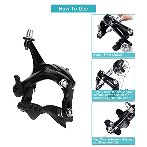 1 Pair Road Fiets Remweg Fiets V Vorm Remweg Bike Dual Pivot Caliper Brake 5