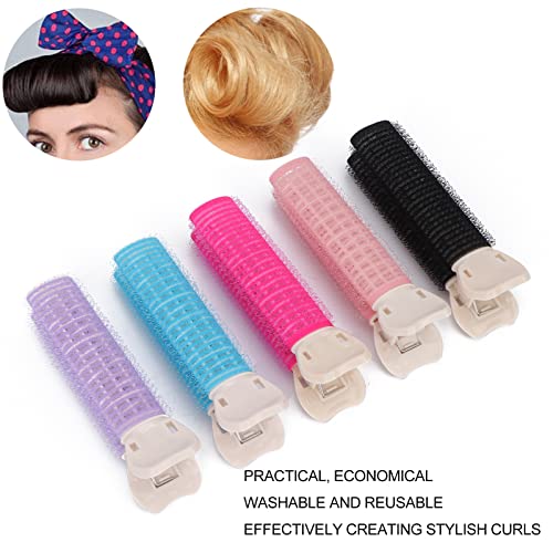 10Pc Haarrollers tellen haarroller, Zelf Grip Haarrollers Haarwortel Clips Haar Curlers Zelf Grip Curlers, voor Kappers en Styling, Haarclip Curler, Haarverzorging Curlers, Haarwortel Clips 3