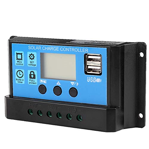 60A/50A/40A/30A/20A/10A 12V 24V Auto Solar Charge Controller PWM Controller(50A) 4