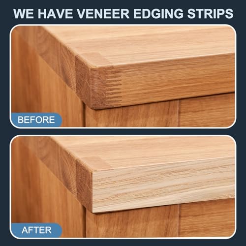 Berk Afwerking Tape, 1 inch x 250 m, voor houten oppervlakken, voorgelijmd, voor oppervlakken gemaakt van flexibel multiplex met hete smeltlijm 5