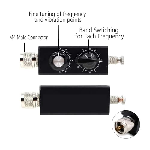 QRP HF-antenne, draagbare QRP kortegolfantenne 20W 3,5-470MHZ, hoge prestaties, volledige band Afghaanse antenne met M4 mannelijke connector, eenvoudig, radioantennes 3