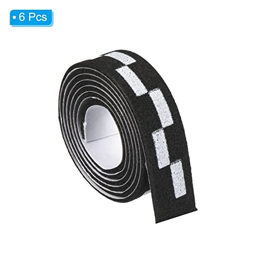 18" Tafeltennis Side Tape, 6 Pack Ping Pong Edge Tape Bescherm de randen van rubber en mes voor Paddles Racket, zwart 3