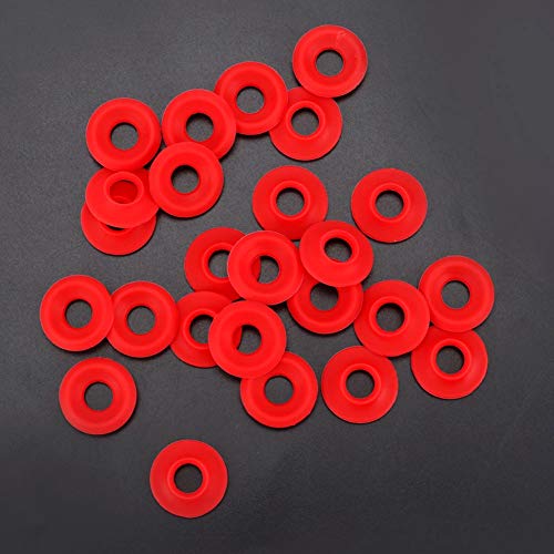 Nieuw Silicium Rubber Cap Swing Top Bottle Ring pakking Rood/Wit 25 st (rood) Silicium pakkingen voor Swing Top Fles thuis Brew Bier Fles Afdichtingen 5
