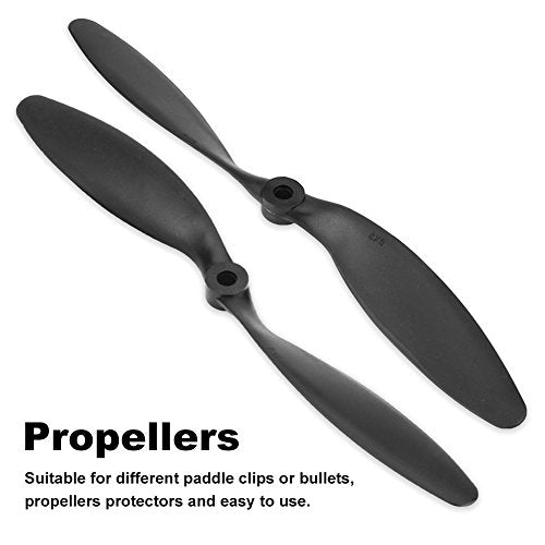Flugzeug Quadcopter Propeller, 10 Teile /satz 8060 Blatt Propeller Zubeh?r f ̈1r Fernbedienung Flugzeug Quadcopter (Schwarz)