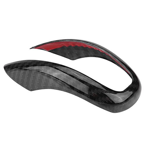 Auto interieur Carbon Fiber Gear Shifter Button Frame Decor Decal Cover Trims Auto Styling