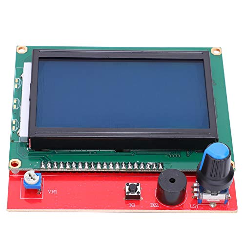 12864 LCD Configuratiescherm, Display Card, Intelligent Display Module, Controller voor 3D-printers met lijnen, Pack van 2 4