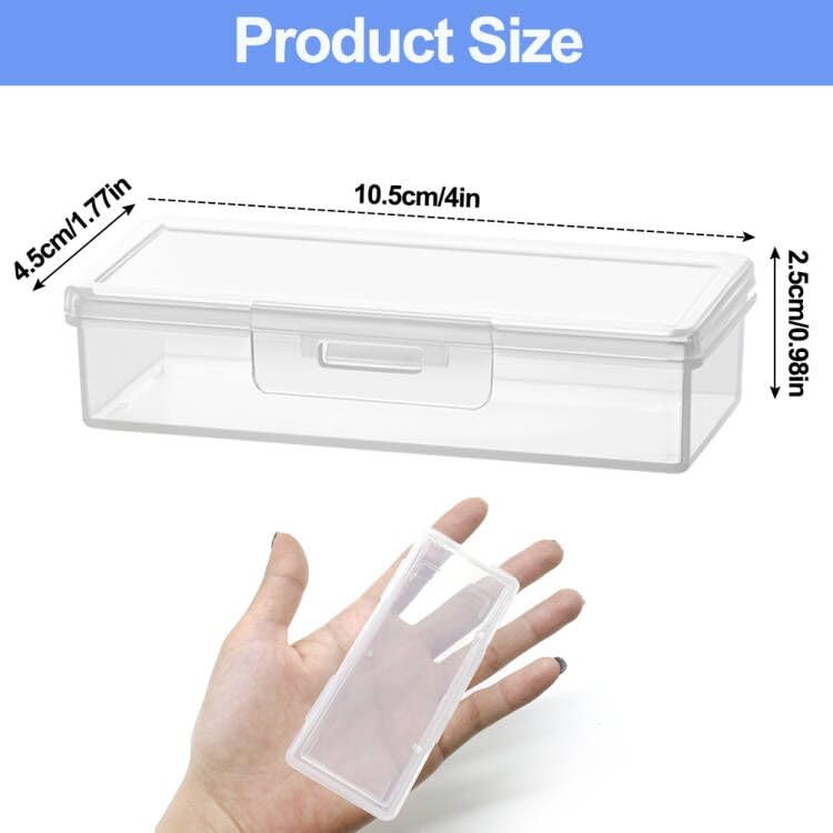 Bad Swab houder Portable Travel Swab houder Kleine Transparante Plastic Katoen Swab Box voor Katoenen tandenstokers (4) 3