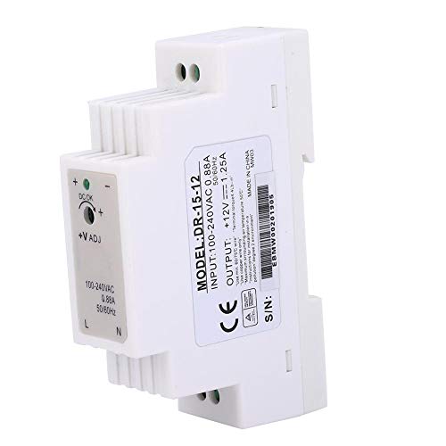 DR-15-12 AC/DC 12V 1,25A 15W Single output DIN-Rail voeding industriële voeding PWM controle (DR-15-12)