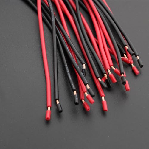 Set van 20 kabelslangen, 4.8 mm en 6.3 mm, platte stekkers, clipconnectoren, assortiment, geïsoleerde platte stekkers, kabelconnectoren met isolatiehuls en draad 3