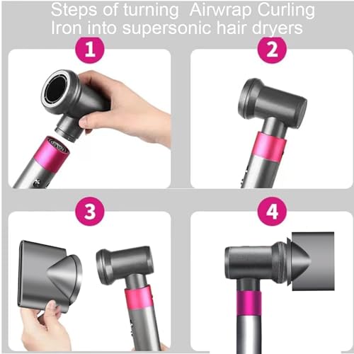 Styling mondstuk en adapter voor Dyson voor Airwrap Styler, bevestiging voor Airwrap Styler om te zetten in een haardroger