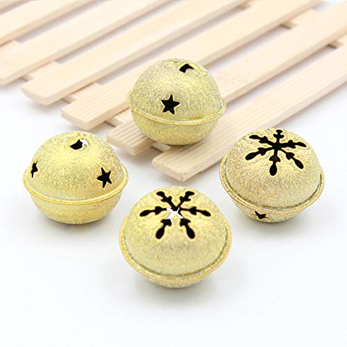 24 x Snowflake Bell Kerstboom Hangers Goud Zilver voor kerstversiering 3