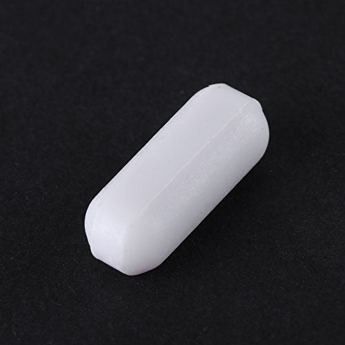 Magnetische roerder, 5 stuks PTFE magneetroerders laboratorium magneetroerstaaf kleur wit (C5 x 15mm) 4