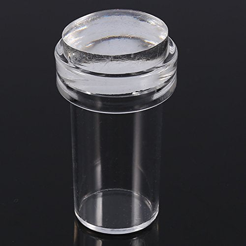 Nail Art Stamper Modieuze Transparante Siliconen Nail Polish Transfer Stamper & Scraper Manicuregereedschap instellen 3