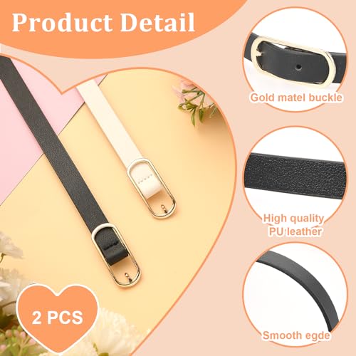 Verstelbare leren broek riem voor kinderen, dunne broek riem Skinny lederen riemen met Legering Pin Buckle voor meisjes jongens 5