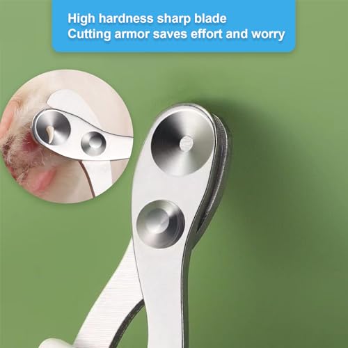 Klauw schaar Cat Claw Clippers Veilig Roestvrij staal, Hondenklauwen en Cat Claws Clippers voor honden, Katten Nagelschaar, Nagelclippers Kat voor Puppies, Konijnen en Guinee Varkens 4