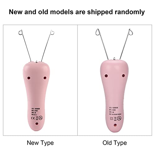 Elektrische vrouwen gezicht haarverwijderaar, elektrische katoen draad epilator lichaam haarverwijderaar draadloos apparaat fysieke verwijdering gereedschap(Wit) 4