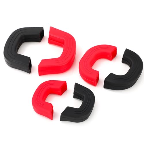 6 stuks Siliconen Pot Handgrepen, Siliconen Assist Hot Pan Handvat Houder, Bescherming voor Pot Handgrepen, Geschikt voor de meeste Potten en Pannen 3